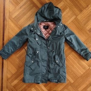 J Crew Mod parka XXS maternity friendly Oversized Muji Pretty Green
